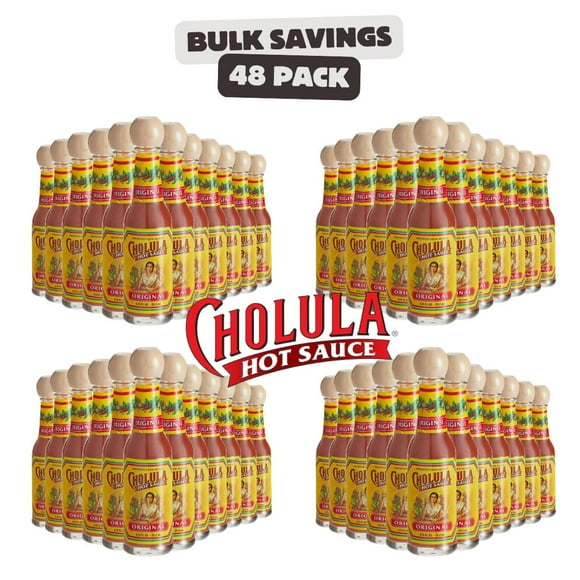 Cholula 0.75 fl. oz. Original Hot Sauce Mini Bottle - 48/Case