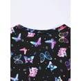 thumbnail image 6 of WIBACKER 3-12Y Girls Pajamas Set Kids Unicorn Sleepwear 2 PCS Short Sleeve Top and Shorts Pants for Toddler Girls Summer Jammies, 6 of 11