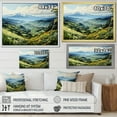 thumbnail image 4 of Designart "Countryside Mountain Vista Collage I" Landscapes Floater Framed Canvas Print, 4 of 7