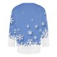 thumbnail image 4 of Camisas de Manga Larga para Hombres Imprimir Casual Cuello Redondo Blusa de Manga Corta, Camisas de Lino para Hombres, 4 of 4