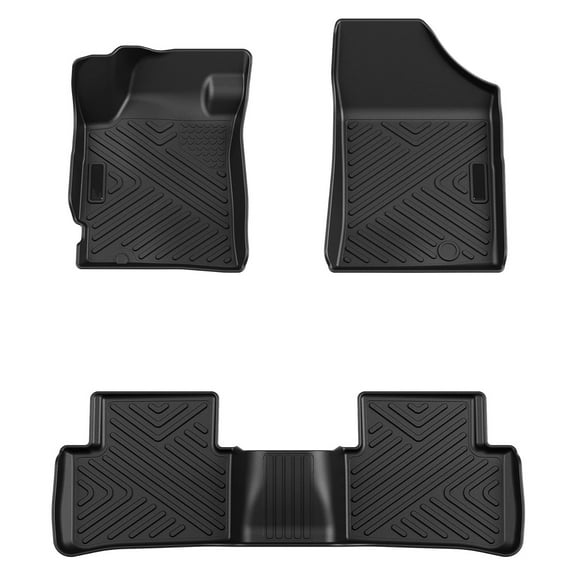 Ladcaser Floor Mats Compatible for Nissan Altima 2007 2008 2009 2010 2011 2012, TPE All Weather Car Floor Liner Mats Accessories Black