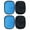 Blue, variant on comerut 1/4Pcs Sand Remover Beach Sand Cleaner Mitts Friendly to Skin Efficient Cleaning Easy to Use Sand Removal Bag Cleaning Gloves