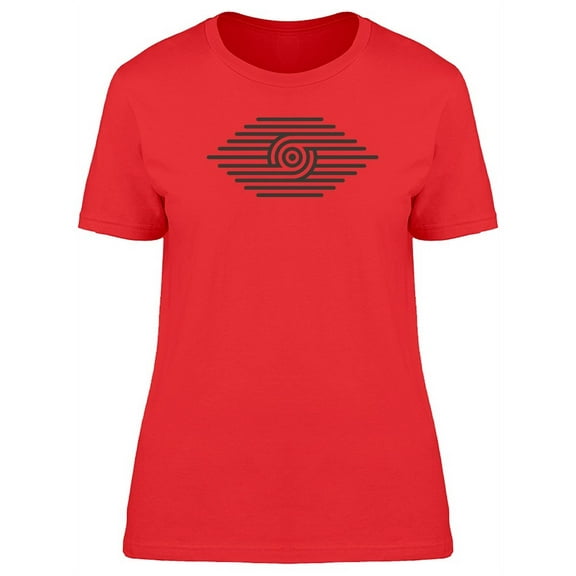 Geometric Lines Modern Art T-Shirt Women -Image by Shutterstock, Female XX-Large
