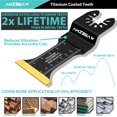 thumbnail image 3 of Hojas de sierra oscilantes AMZBSAW Titanium 16 PCS para metal, 3 of 7