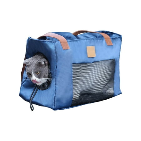 Cats Dog Carrier Shoulder Bag Outing Bag with Drawstring Large Soft Shoulder Bag