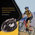 thumbnail image 4 of Greeniant AOTU Casco de bicicleta de montaña para hombre y mujer Casco de bicicleta de ciclo de seguridad cómodo Ciclismo negro Greeniant HW1557-10B, 4 of 6