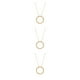 thumbnail image 4 of Jumpingount Collar de cadena Círculo resistente único Joyería estética Oro Colgantes colgantes elegantes Collares largos para mujer Plata Type1 NO1 Jumpingount CBP201343, 4 of 6