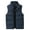 Blue, variant on comerut Winter Waistcoat Padded Sleeveless Solid Color Cardigan Zipper Keep Warm Thicken Plus Size Winter Cotton Waistcoat for Daily Wear