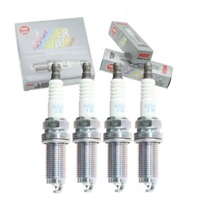4 pc NGK Laser Iridium Spark Plugs compatible with Mitsubishi Galant 2.4L L4 2004-2012
