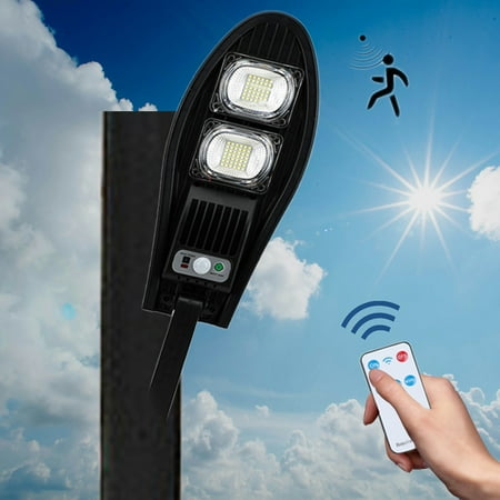 

Street Light Outdoor Bright Light Integrated Courtyard Remote Control Sensor Light Angle Light Angle Adjustable Strong Light Cloudy And Rainy Days，Gift for Family Home Summer Flash Deals