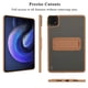 thumbnail image 5 of For Xiaomi Pad 6 Pad 6 Pro Case with Kickstand TPU + PC Skin-Touch Tablet Cover - Grey, 5 of 5