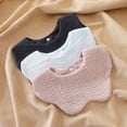 thumbnail image 4 of Absorbent Baby Bandana Bib, 3pcs Drooling Scarf Soft Teething Bib 6-Layer for Newborns to Toddler 0-24 Months, 4 of 9