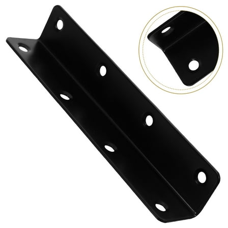 FOMIYES OUNONA 4Pcs Angle Brackets for Wood 90 Degree L Shape Corner Brace Brackets