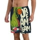 thumbnail image 2 of Balery Dinosaur Basketball Player Traje de Baño Estilo Hawaiano para Hombre, Shorts de Secado Rápido con Bolsillos-XX-Large, 2 of 6