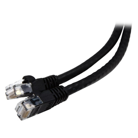 Nippon Labs CAT6MB-75BK 75 ft. CAT 6 UTP Injection Molded Boot Patch Ethernet Cable, Black