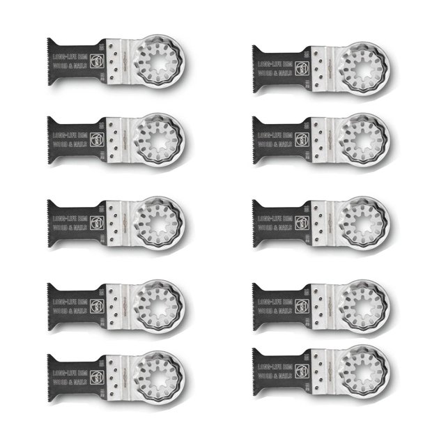 Fein 63502160290 Bi Metal Precision Oscillating Blade, 2 x 1.38 Inches, 10 Pack