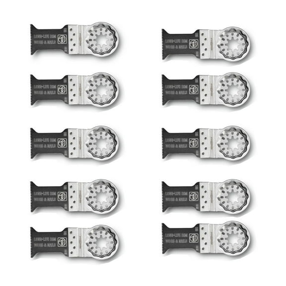 Fein 63502160290 Bi Metal Precision Oscillating Blade, 2 x 1.38 Inches, 10 Pack