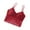 Wine, variant on Sokhug Fashion Bras for Women Lace Beauty Back Solid Strap Wrap Plus Size Underwear