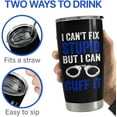 thumbnail image 5 of Police Tumbler 20oz Stainless Steel Insulated Coffee Travel Mug Cup Police Officer Gifts for Men Dad Husband on Birthday Christmas Fathers Day, 5 of 6