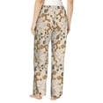 thumbnail image 3 of Xecao Cartoon Poodle Dog Women's Straight Lounge Pajama Pants: The Epitome of Relaxed Sleepwear, 3 of 9