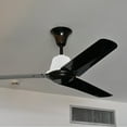 thumbnail image 1 of OULII White Plastic Ceiling Fan Bottom Canopy Kit Decorative Cover for Home Use, 1 of 8