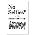thumbnail image 1 of Awkward Styles No Selfies in the Bathroom Poster Print Bathroom Unfamed Art No Selfies in the Bathroom Unframed Picture Bath Decor Funny Bath Accessories Art Decals Printed Wall Art for Home, 1 of 3