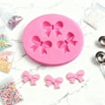 thumbnail image 2 of 2-Pack Silicone Bow 3-Cavity Fondant Mold for Cake Candy Chocolate Decorating, DIY Baking Supplies, 2 of 5