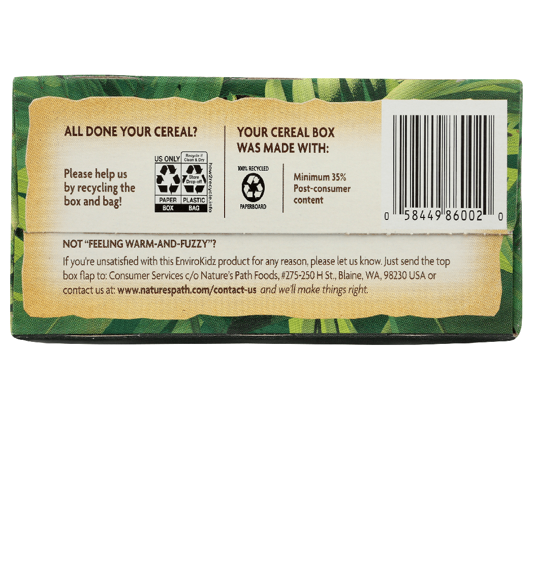 EnviroKidz Organic Gorilla Munch Breakfast Cereal, 10oz Box (pack of 12)