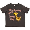 thumbnail image 3 of Inktastic My Great Grandma Loves Me Cute Giraffe Boys or Girls Toddler T-Shirt, 3 of 5