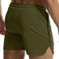 thumbnail image 6 of JoveMarine Men's Quick Dry Mesh Training Pants Breathable Running Shorts for Fitness and Sports Thin Casual Summer Pants Army Green L, 6 of 6