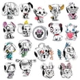 thumbnail image 2 of Original 925 Sterling Silver Dog cat Girl princess Series beads fit pandora 925 Original Bracelet disney beads for women jewelry Gao Jinjia LED, 2 of 2