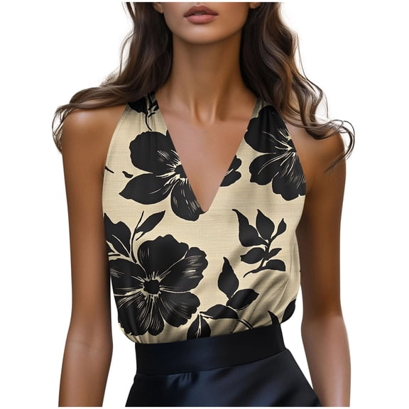 Cilsoka Womens Silk Satin Tank Tops V Neck Casual Cami Sleeveless Camisole Blouses Summer Basic Tank Shirt ,Fashion Clothing for Women