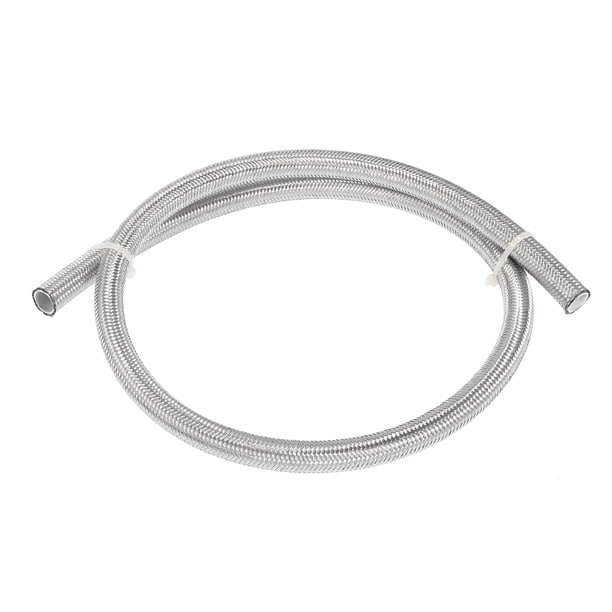 Manguera AN10 1 Metro Trenzado PTFE Acero Inoxidable Unique Bargains para Coche Aceite Combustible Gas Línea