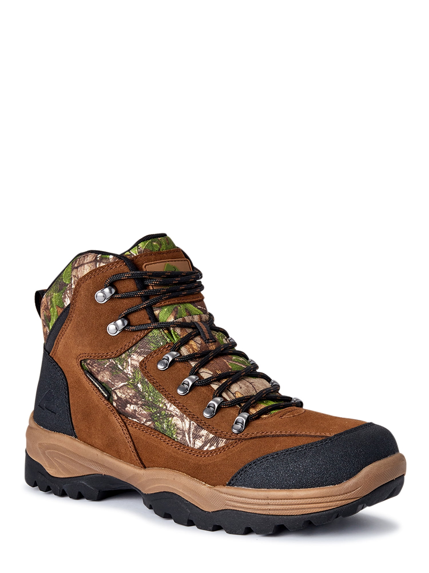 Ozark Trail Men's Brush Ankle-High Waterproof Camo Mid Hiking Boots