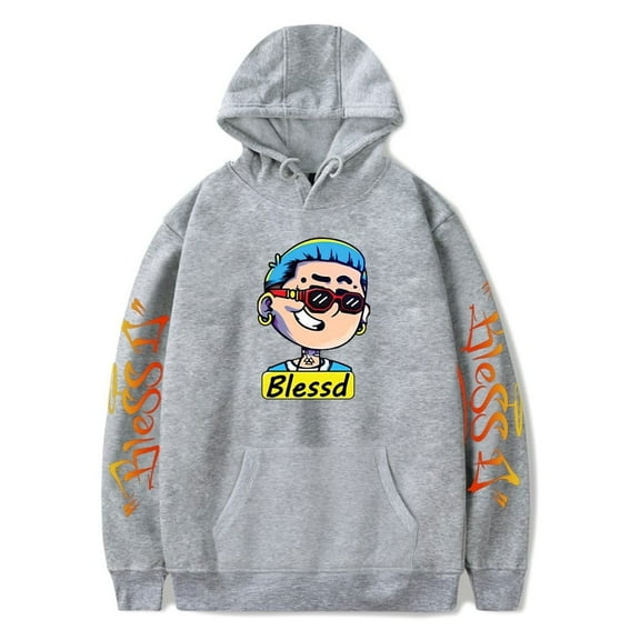 Blessd Merch Hoodies Men Women New Fashion Long Sleeve Sweatshirt Suit Unisex