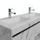 thumbnail image 2 of Gabinete para Baño De Piso con Doble Lavamanos y Monomando, Diseño Moderno, Máxima Funcionalidad y Estilo., 2 of 5
