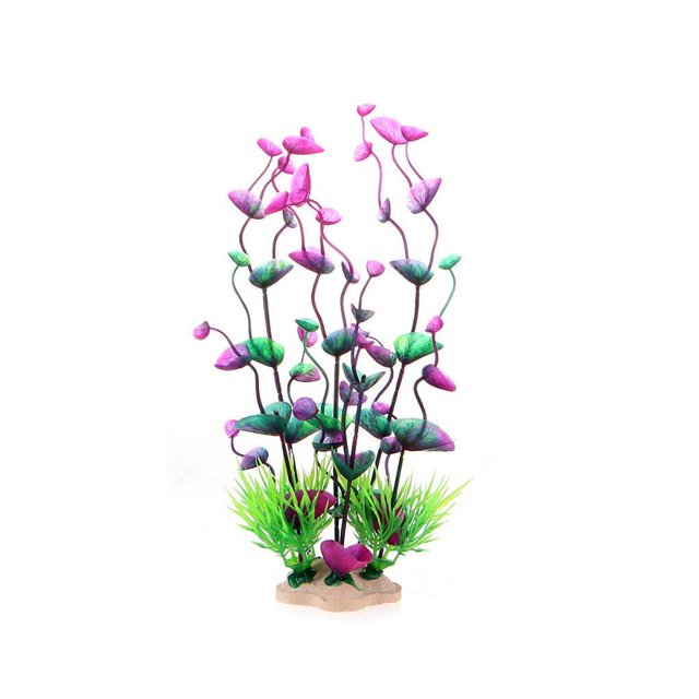 Yingyy Artificial Aquarium Fish Tank Green Plastic Plants Decoration Ornament