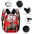 thumbnail image 3 of 3-PieceW-W-E Randy Orton Large Capacity Anime Backpack with Lunch Bag & Pen Case | Casual Schoolbag for Travel, Outdoor, Fashion Daypack, 3 of 8