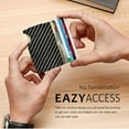 thumbnail image 5 of Carbon fiber card holder, anti-degaussing men's multi-function wallet, card holder, card holder, card case, anti-theft, RFID credit card holder, 5 of 13