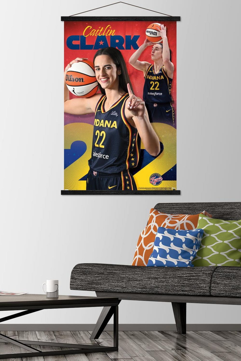WNBA Indiana Fever - Caitlin Clark 24 Wall Poster