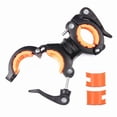 thumbnail image 4 of Dual-Clip Quick-Release Bike Light Mount: 360° Rotatable, Secure Base for Road Bikes – Easy Installation, Durable Construction, Compact & Portable (Black/White), 4 of 6