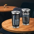 thumbnail image 6 of Christmas Gifts for Dad and Husband from Daughter Son Wife, Stocking Stuffer for Stepdad Father in Law Him Bonus Daddy Papa Grandpa Uncle, Funny Birthday Christmas Anniversary Presents-20 oz Tumbler, 6 of 6
