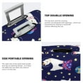 thumbnail image 5 of Bixox Washable Lama in Space Printed Luggage Cover, Fashion Suitcase Protector Fits for Small luggage, 5 of 8