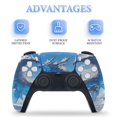 thumbnail image 4 of Ice Dragon PS5/PS5 Pro/PS5 Slim Digital Disc Skin Sticker For Console And Controller Skins, 4 of 7