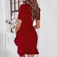 thumbnail image 7 of Spring Dresses For Women 2024 Dress Fashion Color Sleeveless Sleeve Sexy Short Mini Dress Summer Beach Swing Dresses, 7 of 7