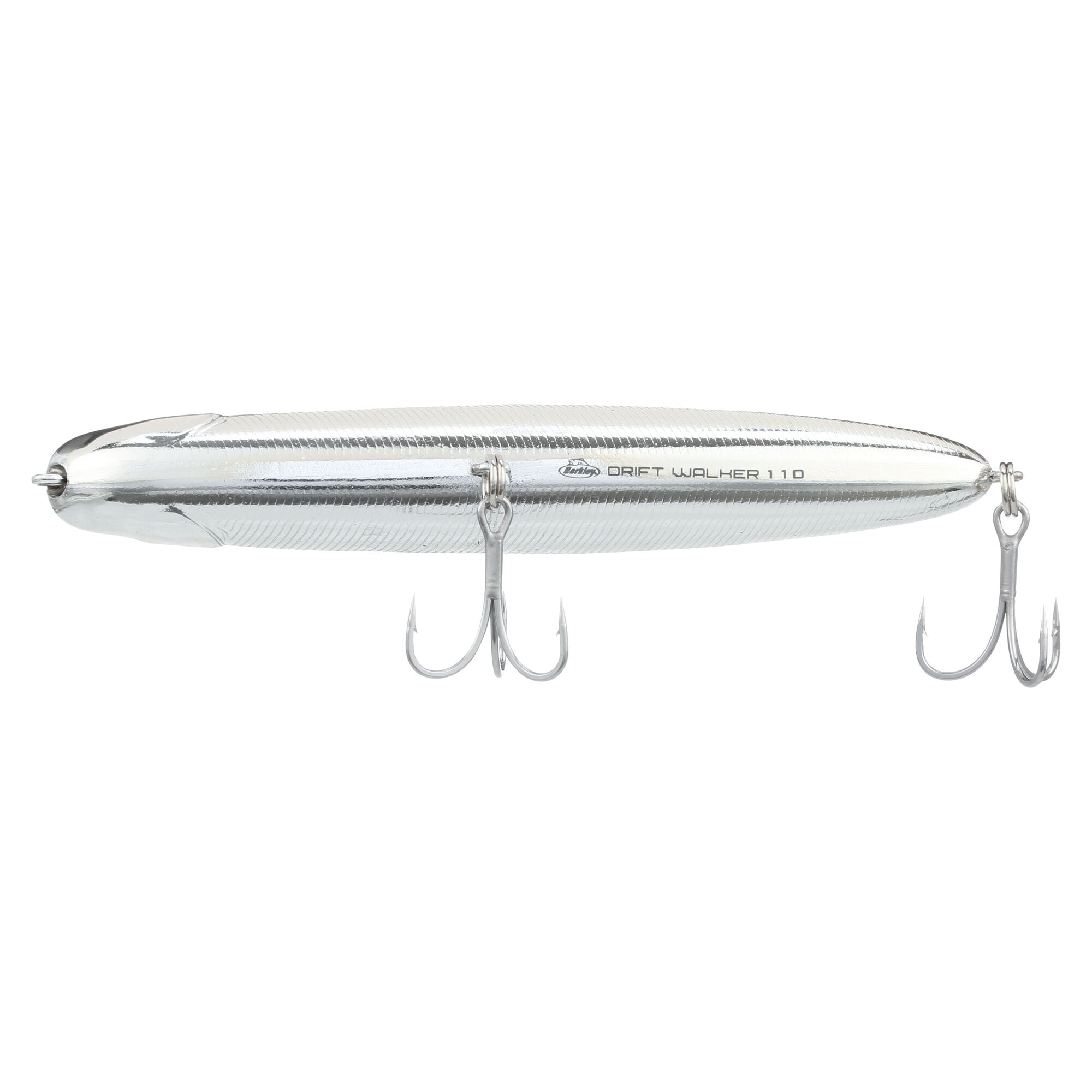 Berkley Drift Walker Saltwater, 4.3 in, Topwater Baits, Chrome (1 Count)