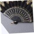 thumbnail image 4 of Abanico chino Abanico plegable Abanico oriental Abanico antiguo Abanico de lentejuelas Abanicos de mano Abanico plegable de mano Abanico plegable Abanico de baile Abanicos de madera Estilo chino, 4 of 5
