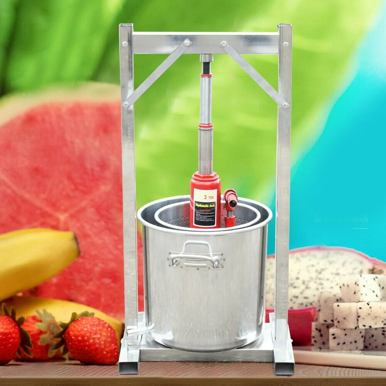 Grape and berry chopper, wine cider making machine, stainless steel hopper  24L.