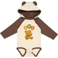 thumbnail image 3 of Inktastic 1st Birthday Teddy Bear Balloons Boys or Girls Long Sleeve Baby Bodysuit, 3 of 5