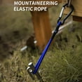 thumbnail image 4 of Tnobhg Carabiner Bungee Cord Portable Hanging Hook Strong Elastic Rope Multifunctional Connector Heavy Duty Latex Elastic Cord with Alloy Climbing Buckle Tent Accessories, 4 of 8